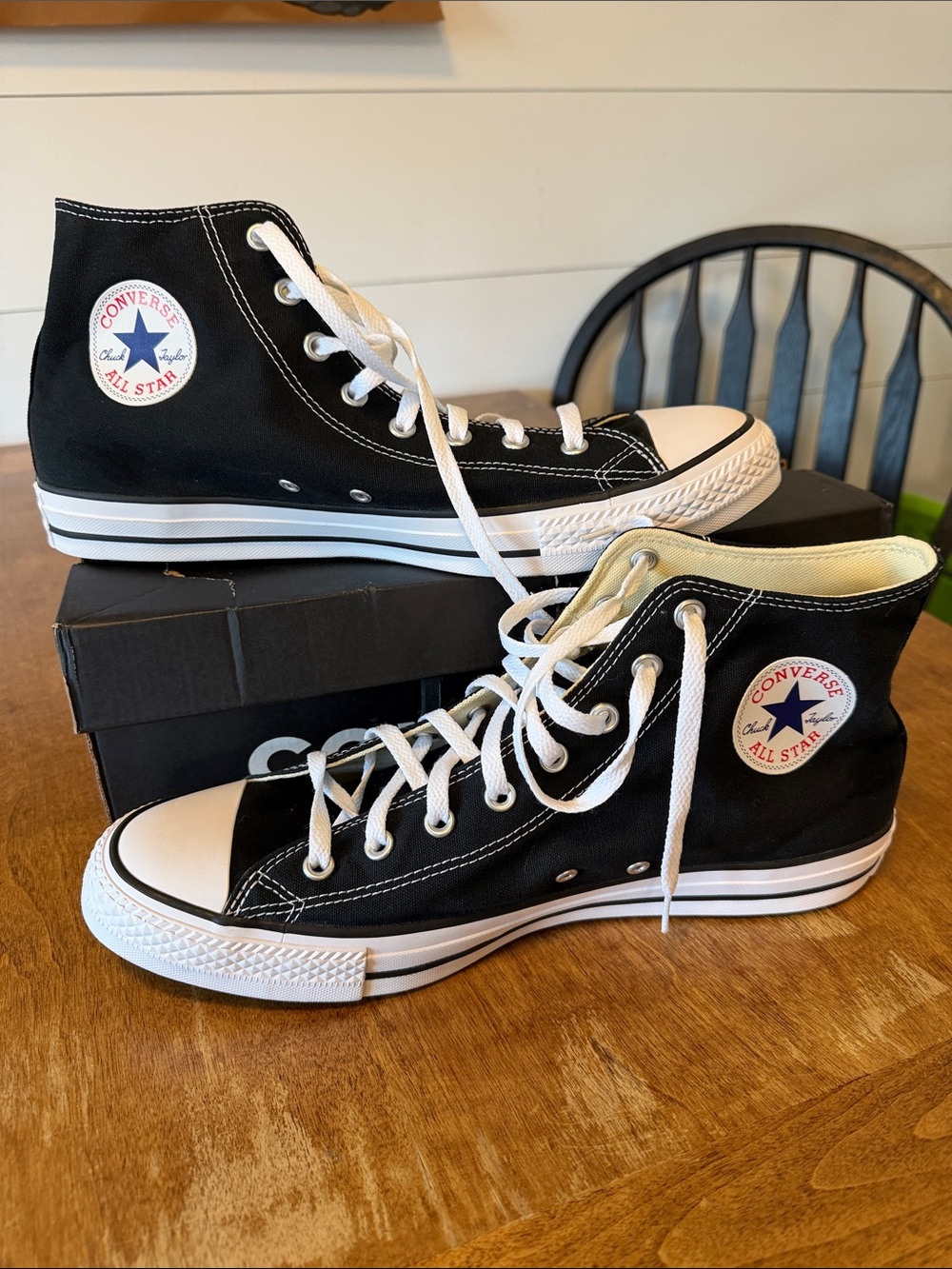Converse High Top Sneakers - Black & White